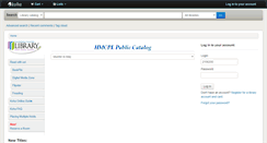 Desktop Screenshot of catalog.hmcpl.org